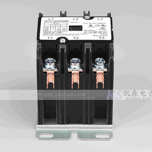 24VAC 40A HCC-3XQ04BB落地炸锅炸炉50A电流UL CSA三相交流接触器