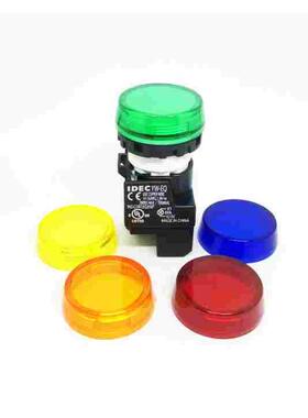 IDEC和泉YW1P-1BEQm3R 1BEQ4G 1BEQ4R G指示灯YE-EQ DC24V AC220V