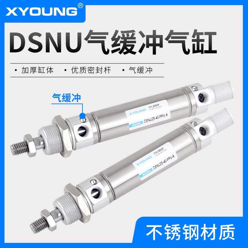 DSNU50-75-PPV-A气缓冲迷你气缸DSNU50-50欧标迷你气缸DSNU50-25