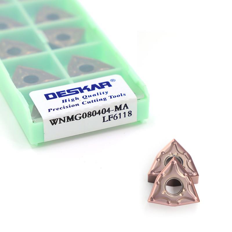 外圆桃型车刀片WNMG080404-MA LF6018 6118不锈钢刀粒