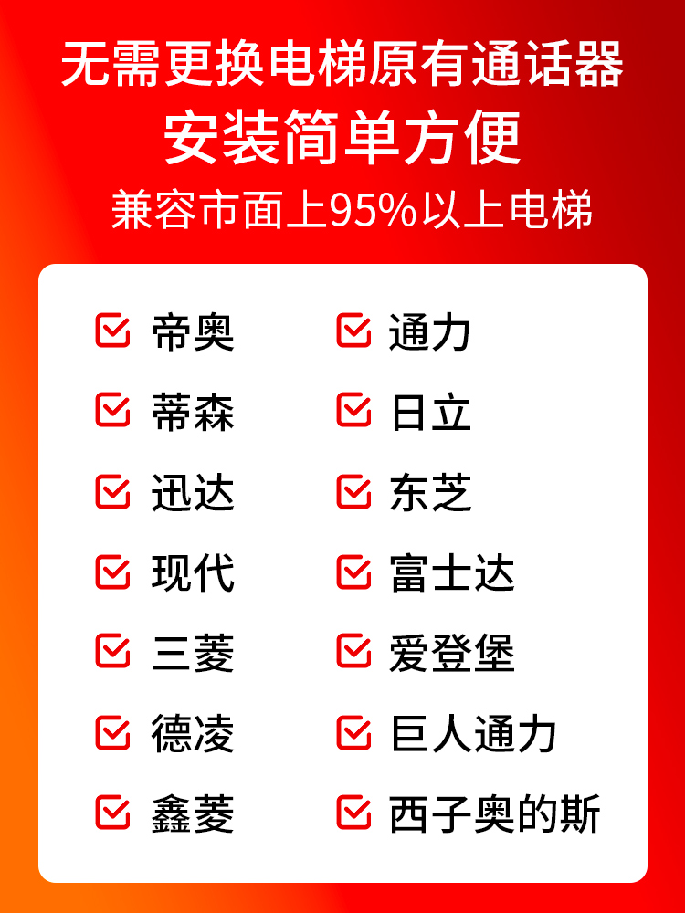 电梯无线对讲系统值班室Ip网络视频电话三路五路主叫电源