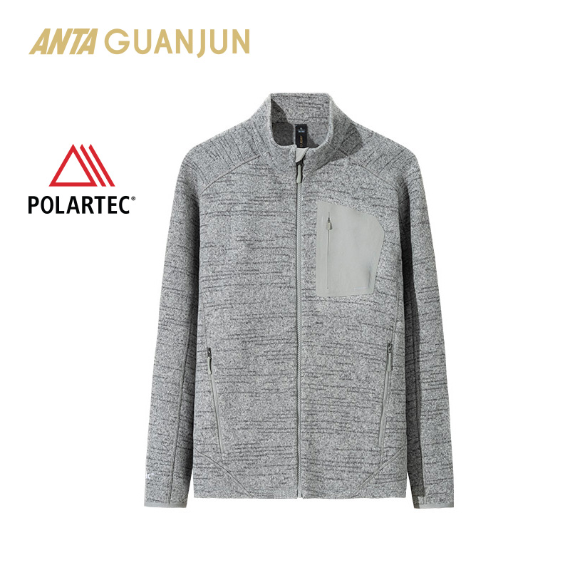 安踏冠军Polartec棉立领运动外套