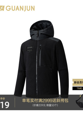 安踏冠军户外滑雪系列PRIMALOFT银标羊羔绒外套加绒男女172540702