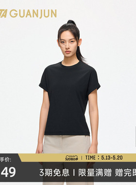 安踏冠军全天候系列 非凡T恤Flex-dry圆领短袖T女士夏季162520102