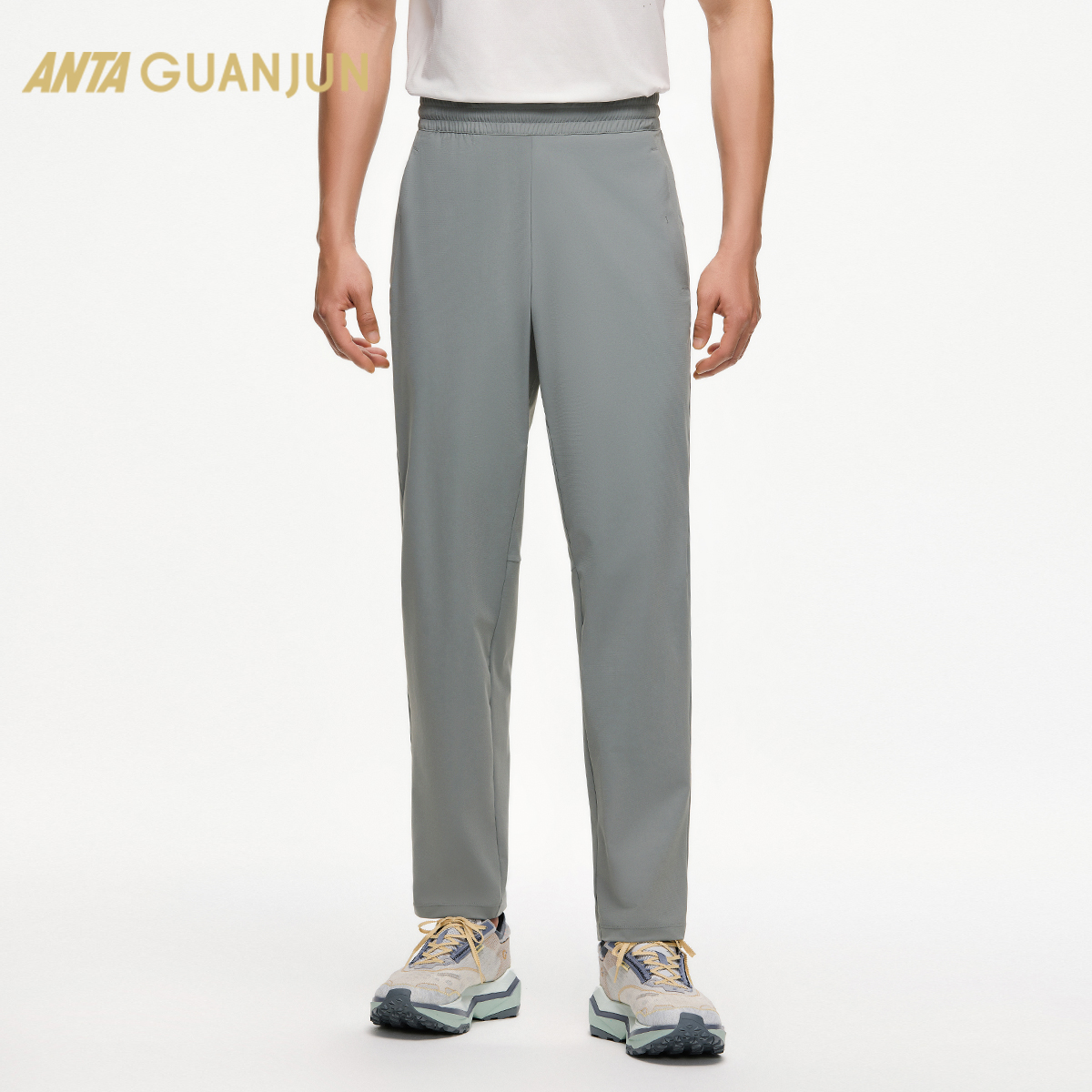 安踏冠军针织长裤全天候系列男