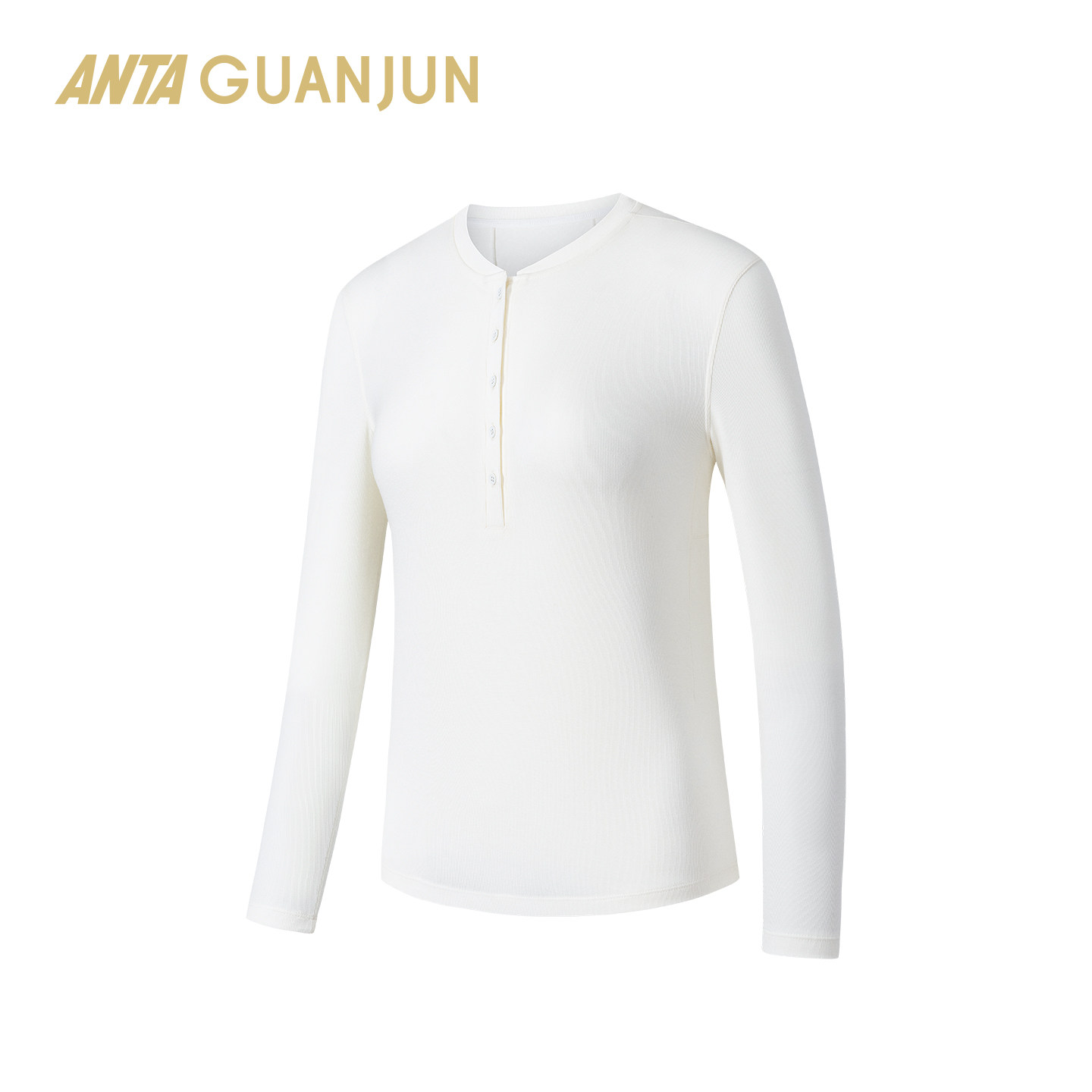安踏冠军全天候系列天丝莫代尔长袖针织衫女亨利打底T恤162610401,运动服/休闲服装,运动T恤,淘宝优惠券,粉丝福利购,淘宝优惠卷
