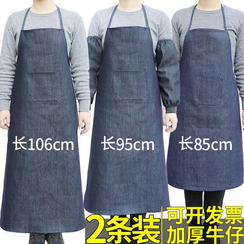 劳保防污加厚耐磨帆布工作服围腰