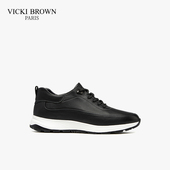 皮鞋 法国未毕商务休闲鞋 新款 真皮软底内增高男士 VICKI BROWN冬季