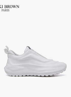 法国VB未毕时尚休闲男鞋VICKI BROWN2024春夏新款纯色真皮运动鞋