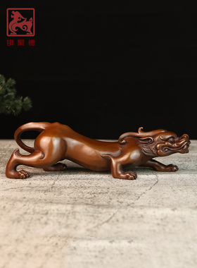 纯铜皮绣镇纸工艺品办公室研究全铜手工艺术装饰礼品饰品