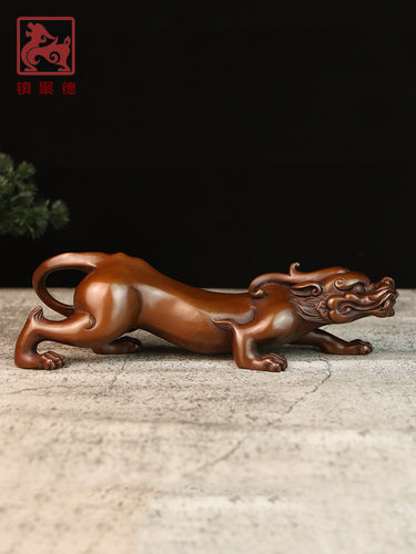 纯铜皮绣镇纸工艺品办公室研究全铜手工艺术装饰礼品饰品