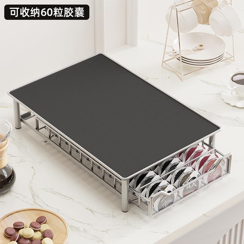 厨房排收纳架铁艺面防滑30pcs奶桌球盒抽屉式TasAT009-60simo咖6