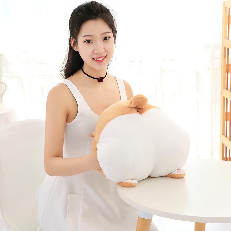 柯基屁股抱直毯枕11子三合一大号厂空调毯暖手抱枕被子两用 家销