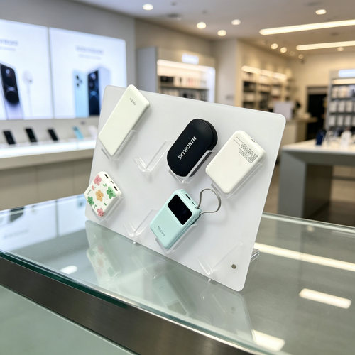 亚克力充电宝耳机桌面展示架