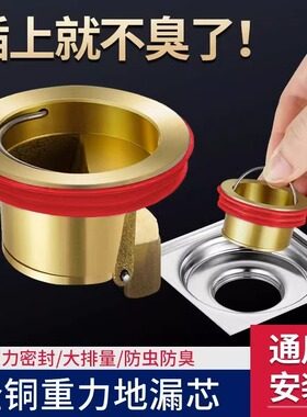 地漏防臭器卫生间下水管道排水口过滤网通用防臭盖密封内芯盖神器
