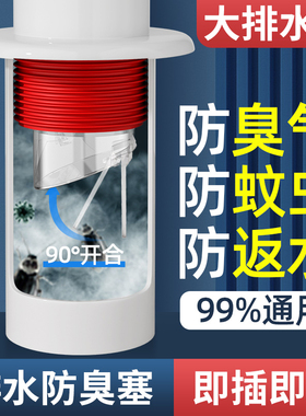 面盆硅胶下水管道堵口洗手盆墙排洗衣机排水管厨房防臭密封圈神器