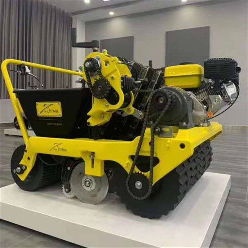 大蒜播种机 小型家用手推式柴油大蒜播种机五行自走种蒜机