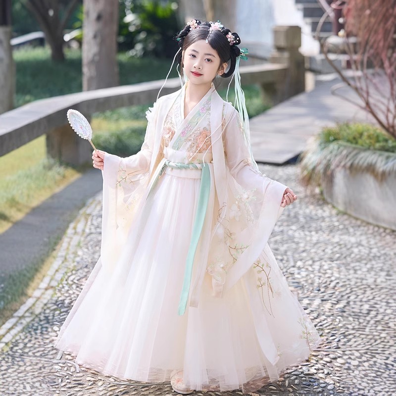 女童汉服2025新款儿童古风超仙夏