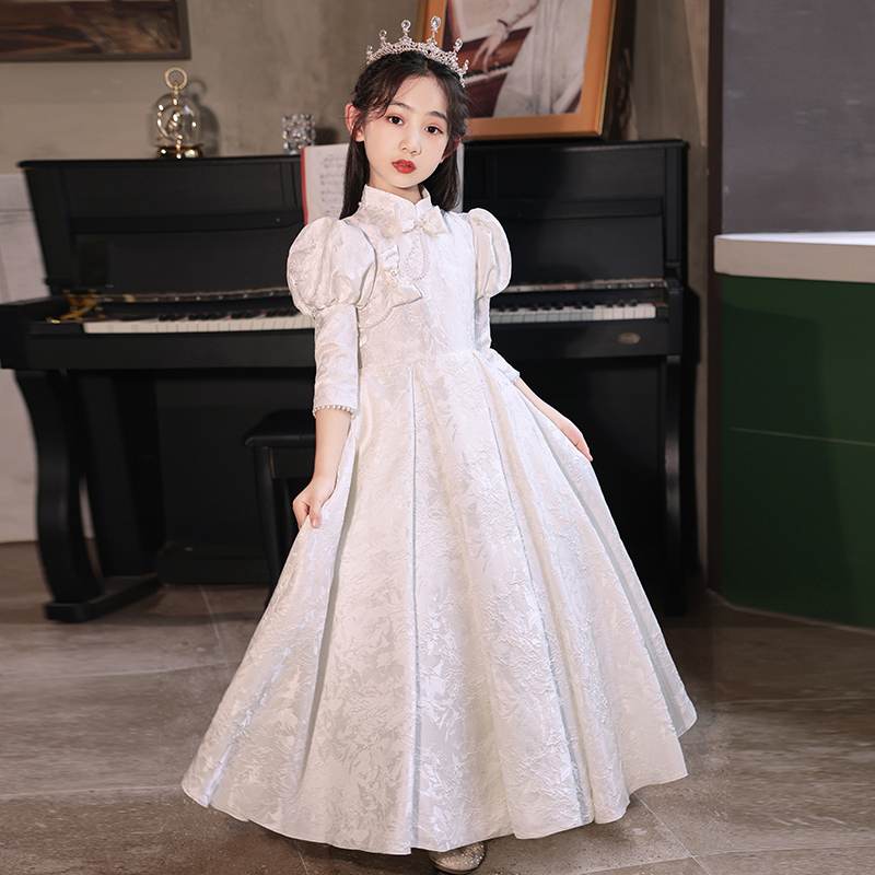 女童钢琴演出礼服儿童