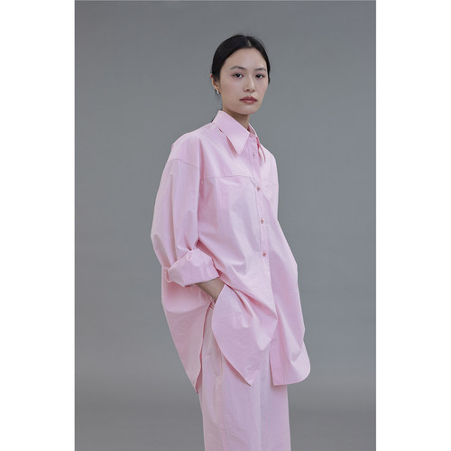 长袖衬衫30.r女装自然