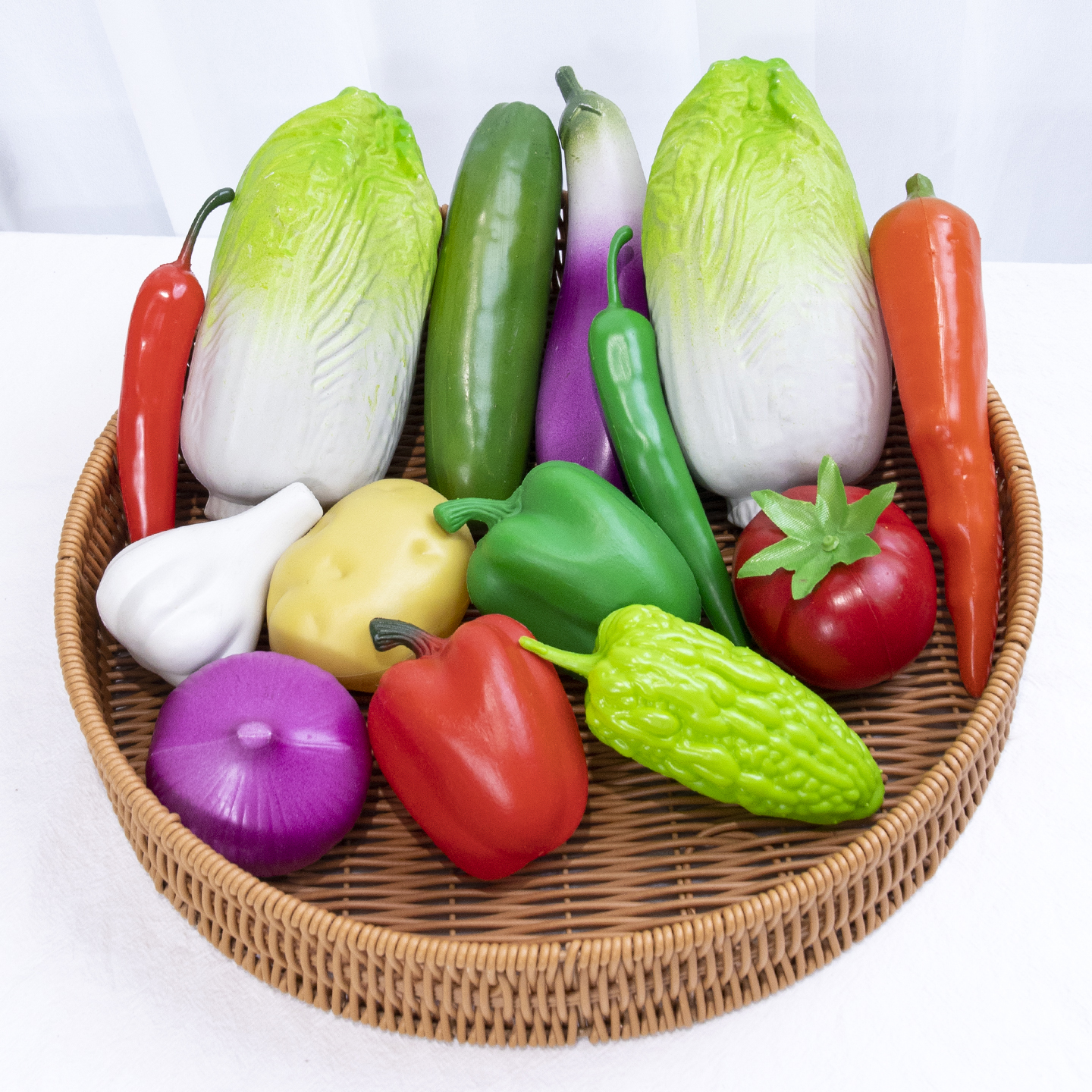 仿真塑料蔬菜模型水果摆件果蔬套装食物食品玩具儿童认知拍摄道具