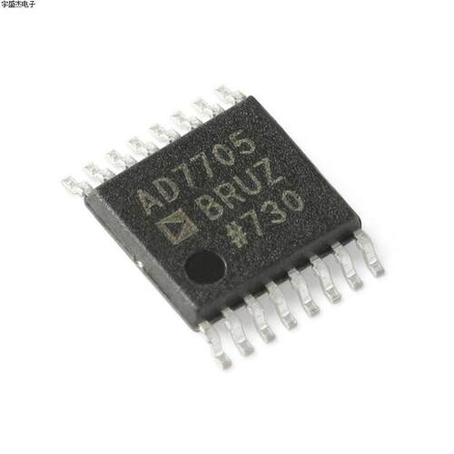 原装正品 AD7705BRUZ-REEL7 TSSOP-16 16位Σ-Δ模数转换器(ADC)