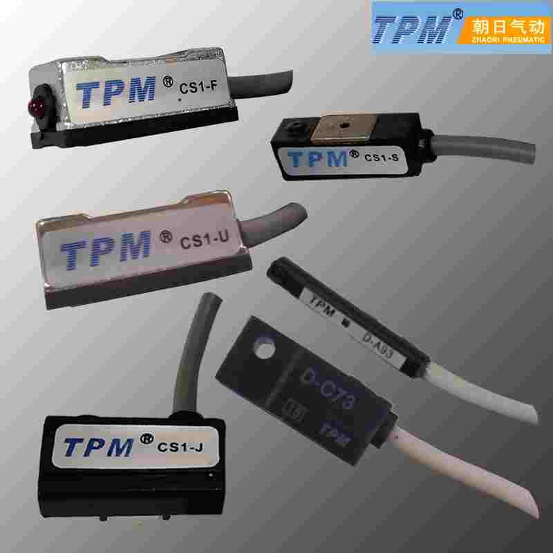 TPM朝日气动缸磁性感应开关传感器CS1-J CS1-F CS1-U S D-A93 C73