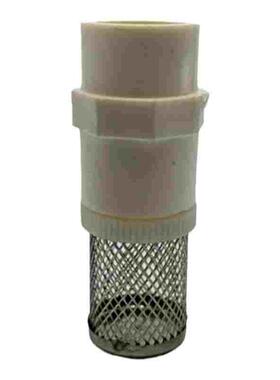 PVC管过滤网 白色终端过滤网 过滤树叶杂质 塑料管单过滤排水接头