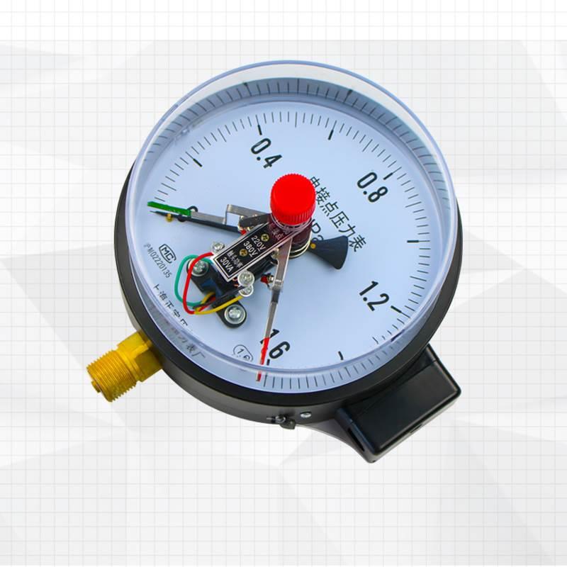 电接点压力表YXC150真空负压水泵控制水气液压磁助式开关0-1.6mpa