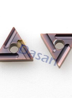 不锈钢三角形开槽外圆车刀片TNMG160404R-HM AC510U AC630M