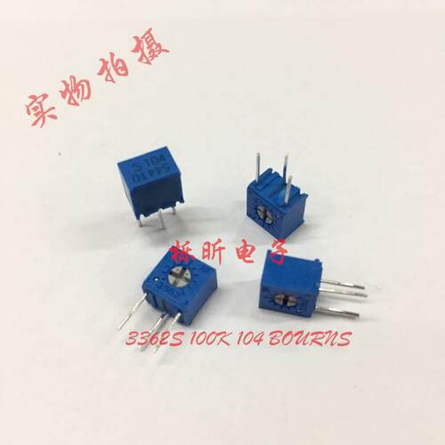 3362S-1-104LF 美国进口BOURNS 可调电阻 3362 侧调电位器 100K