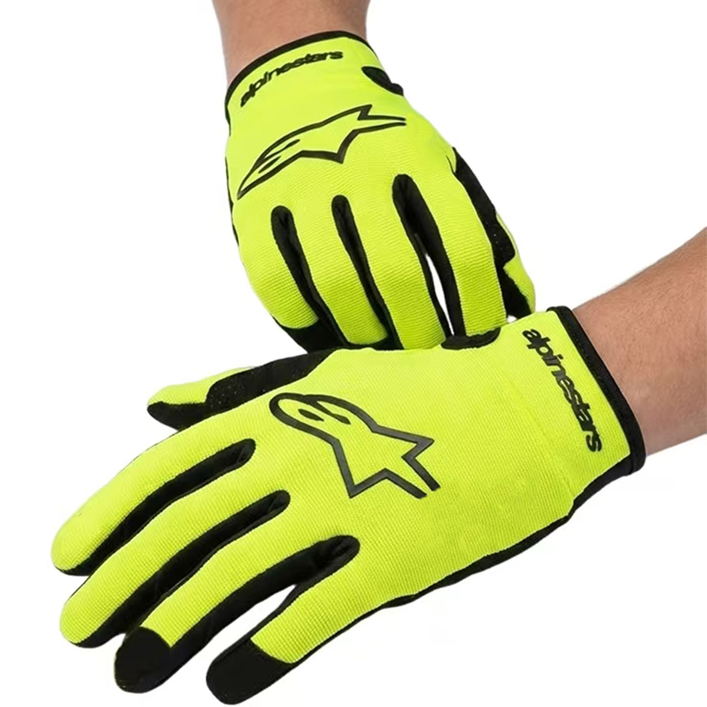 A新越野摩托车触屏骑行手套山地自行车春夏骑行装备防滑全指手套