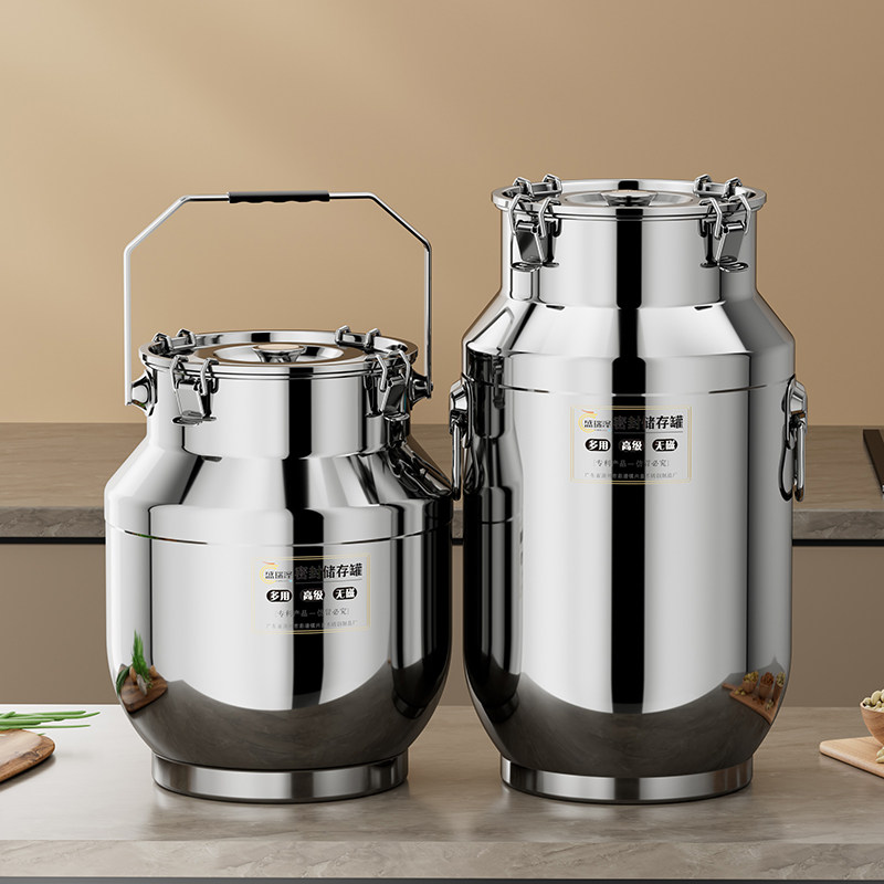 米桶不锈钢家用防虫防潮密封装米缸储粮罐面 面粉大米箱储存收纳,厨房/烹饪用具,米桶/米缸,淘宝优惠券,粉丝福利购,淘宝优惠卷