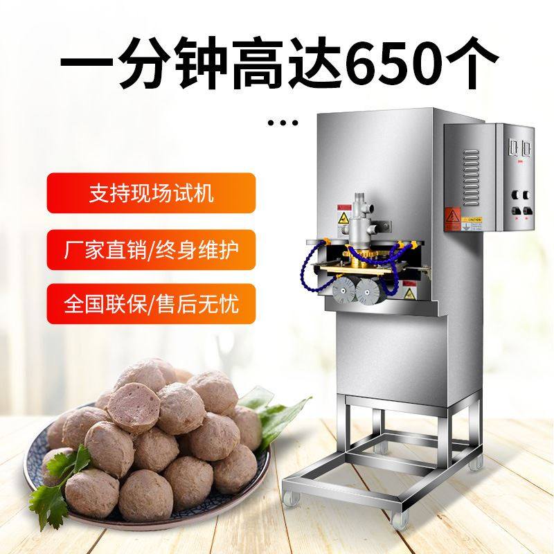 全自动肉丸机商用猪肉丸牛肉丸鱼丸多功能成型模具鱼排小布丁形状
