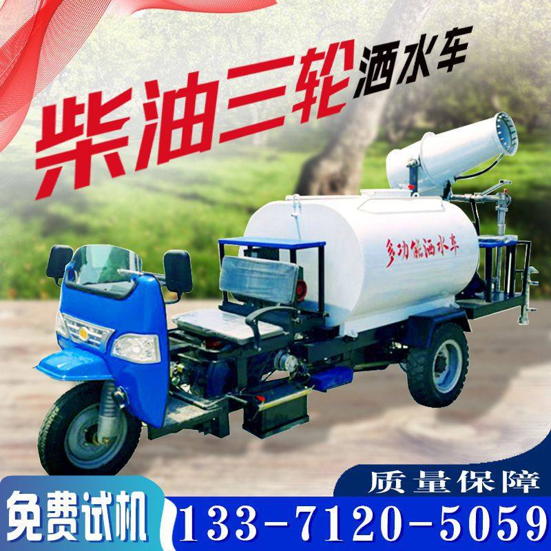 工地工程水炮车 道路环保新能源洒水车 小型三轮电动雾炮洒水车