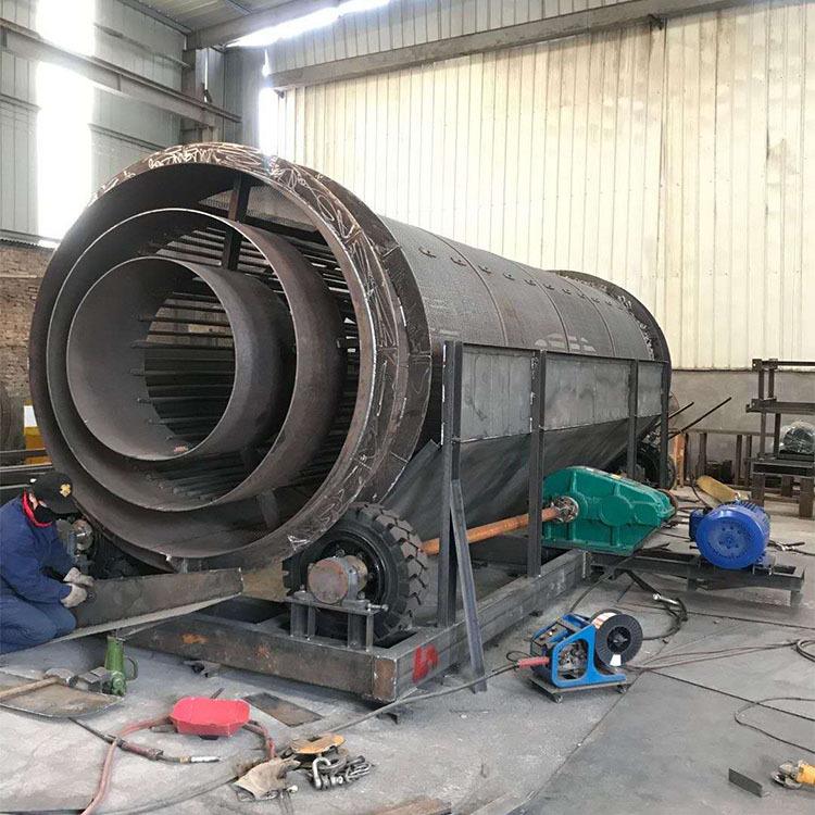 全自动粮食筛选分离机工业建筑垃圾筛选机振动无轴滚筒筛沙机