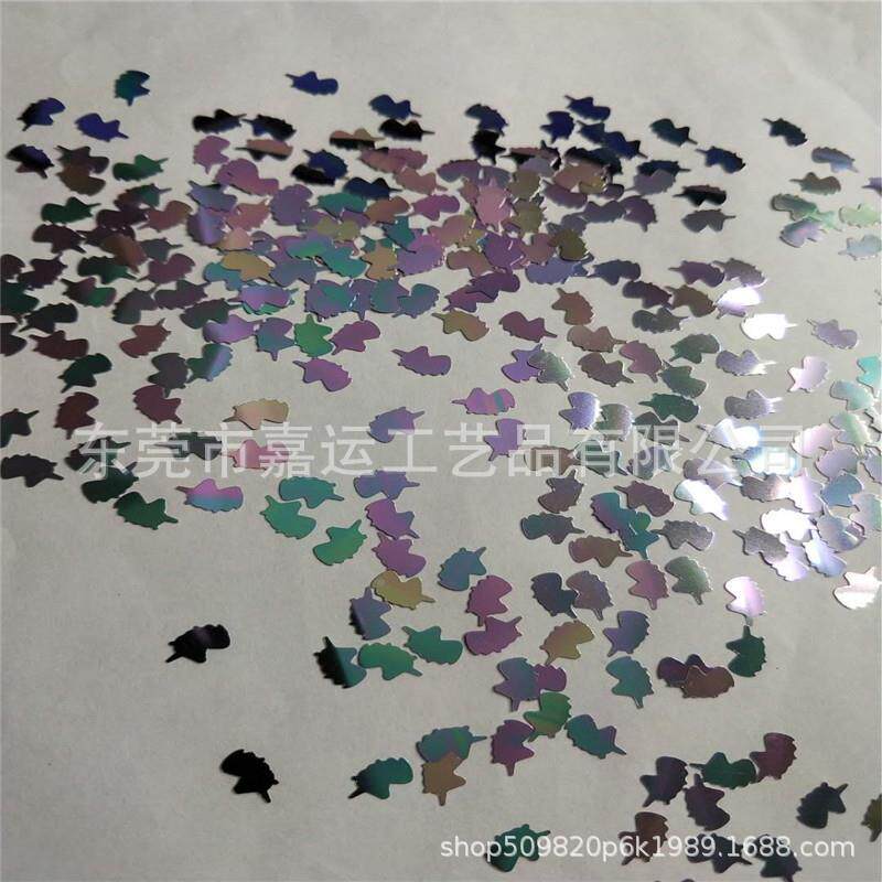亮片粉圆形 包6mm 红色EPT闪光片 SJU化妆用镭射片 幻彩片五角星