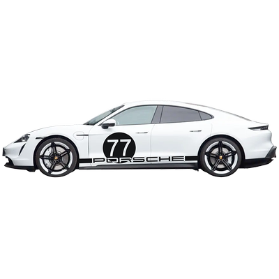 适用于保时捷Taycan车贴拉花