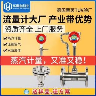 抗震就地分体DN250不锈钢工业管道液体测蒸汽流量计涡街流量计