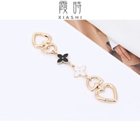 Love Buckle-Black и белый клевер 15 см. Обновление двойной травы