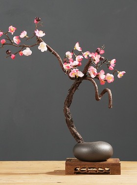 中式腊梅花套装仿真花