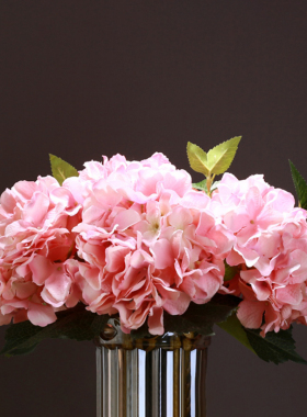 加州绣球袖口瓶花艺 仿真花绢花客厅装饰花 法式清新餐桌假花摆设