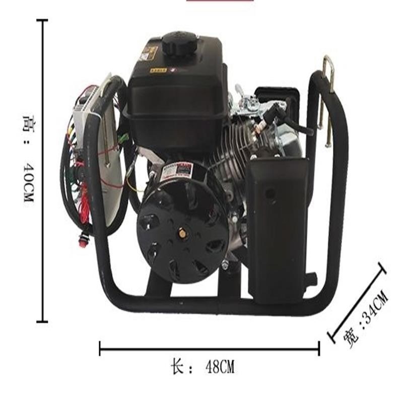 48V60V72V低噪音纯铜智能增程器3-8kw电动三四轮轿车汽油充发电机