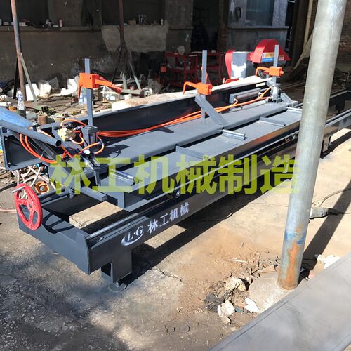 新型圆木推台锯原木锯木机木工机械开料锯1米2米3米4米原木带锯机