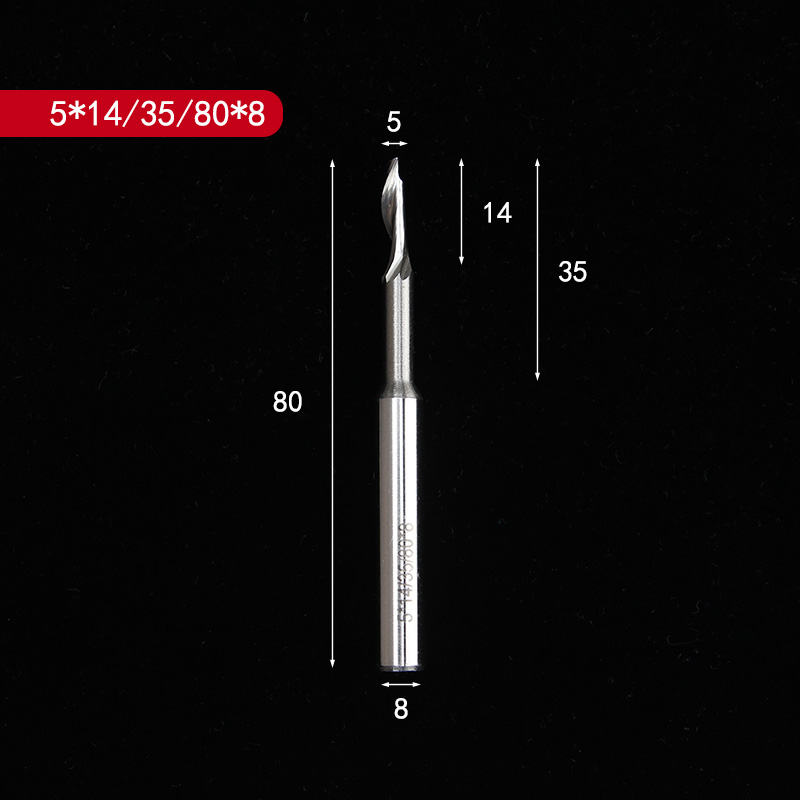仿形铣刀单刃铝合金门窗专用高速钢型材塑钢铝板幕墙雕刻机刀具