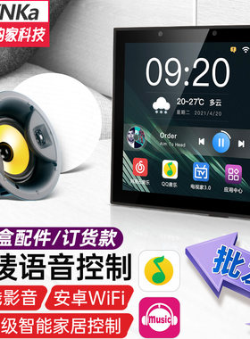 家庭背景音乐主机V4系统套装家用涂鸦语控无线全屋智能家居控制器