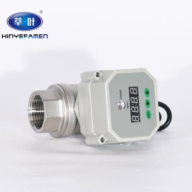 S15-B2-C 不锈钢微型电动球阀防阻电子定时阀自动循环排污排水阀