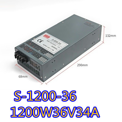 明纬开关电源220V转48V36V24v12V110V800W1000W1200W150Y0W2000W