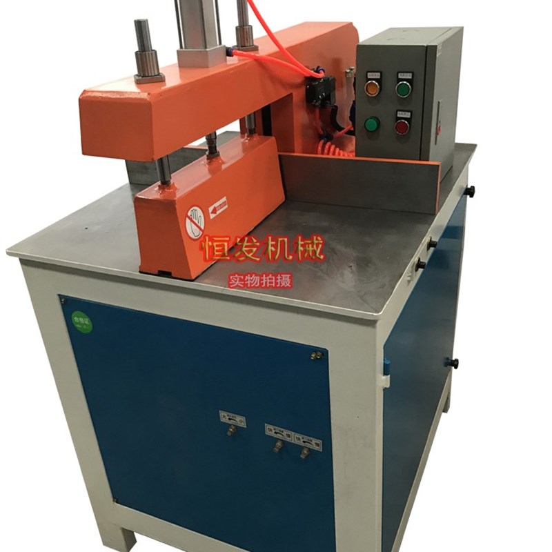 高精密气动半自动45度90度切割铝合金门窗铝型材切割断料机锯铝机