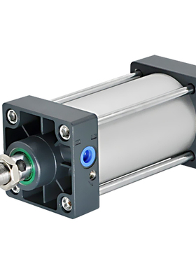 SC伸缩气缸EU63X50X75X100X150X200X300双密封蓝色加厚端盖气压顶